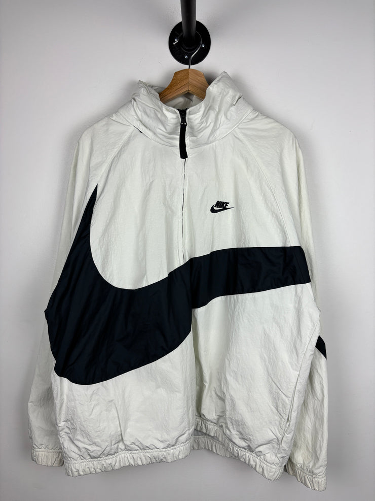 Nike Big Swoosh White Windbreaker