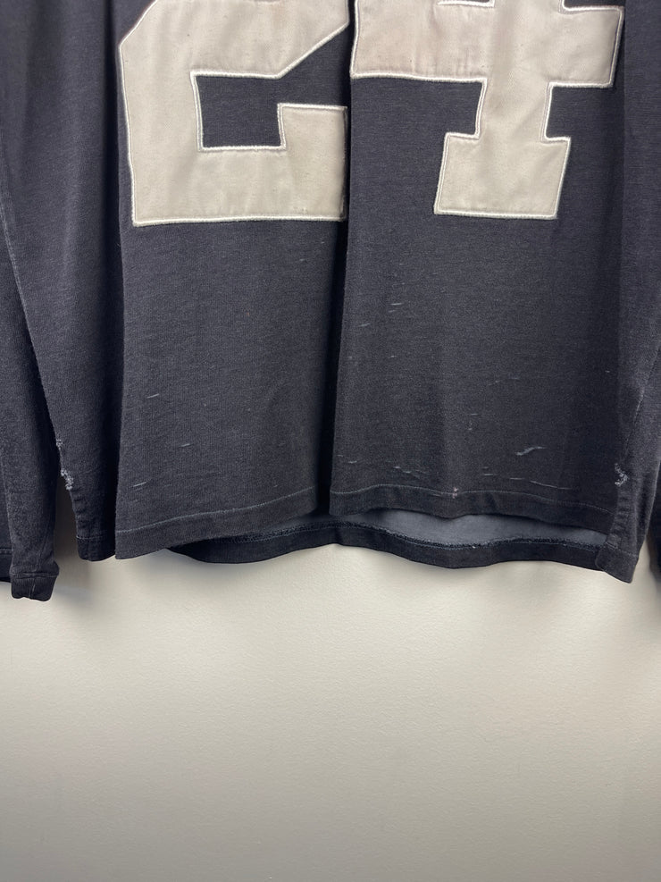 Vintage 90s Labatt Blue Beer Black Long Sleeve Jersey