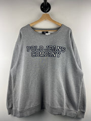 Vintage Polo Ralph Lauren Jeans Company Embroidered Grey Crewneck