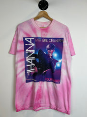 Vintage 2010 Rihanna Last Girl On Earth Tour Pink Tee