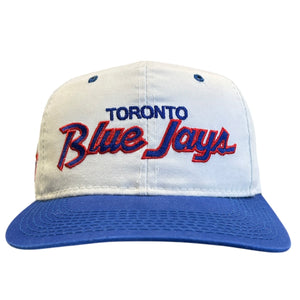 Vintage 90s MLB Sports Specialties Toronto Blue Jays Script Snapback Hat