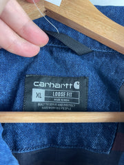 Carhartt Detroit Blue Denim Cropped Work Jacket