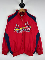 Vintage MLB Majestic St Louis Cardinals Red Windbreaker