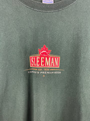 Vintage 90s Sleeman Canada's Premium Beer Green Tee