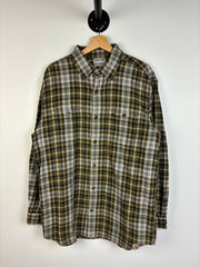 Vintage Y2K Carhartt Green Flannel