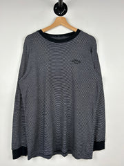 Supreme Micro Stripe Classic Logo Long Sleeve