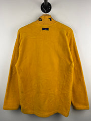 Vintage 90s Tommy Hilfiger Yellow Quarter Zip Fleece Sweater