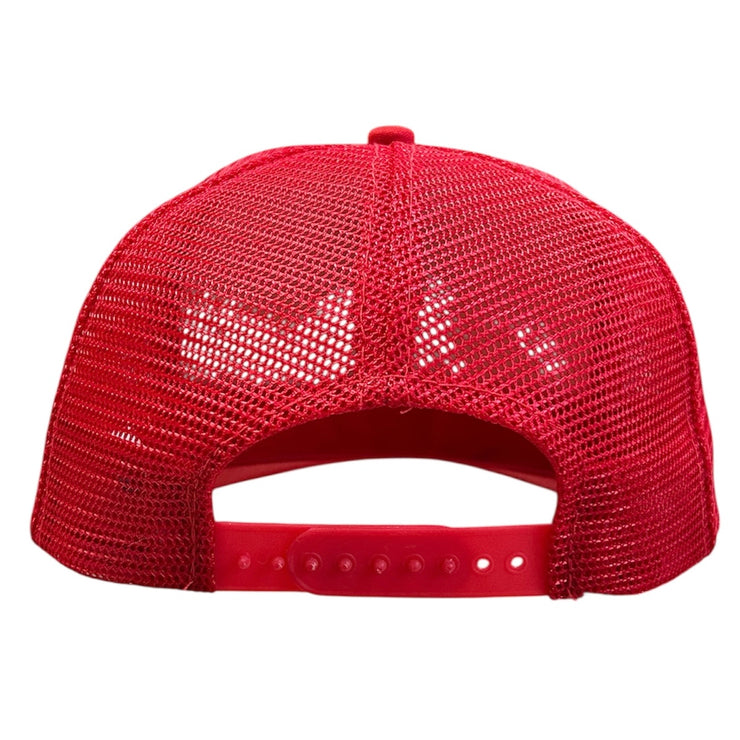 Vintage 80s Ferrari Red Trucker Snapback Hat