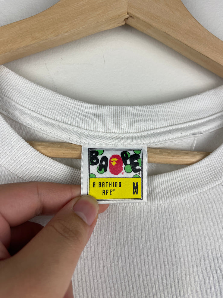 Bape Spellout White Tee