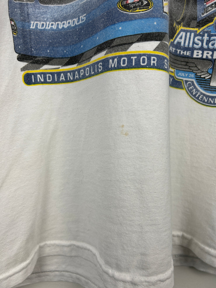 Vintage Nascar All State 400 White Tee