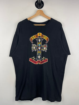 Vintage 2005 Guns N Roses Appetite For Destruction Black Tee