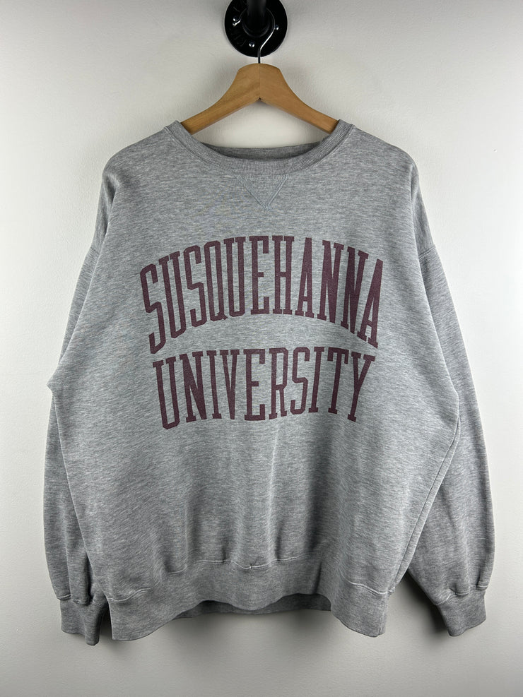 Vintage Susquehanna University Grey Crewneck