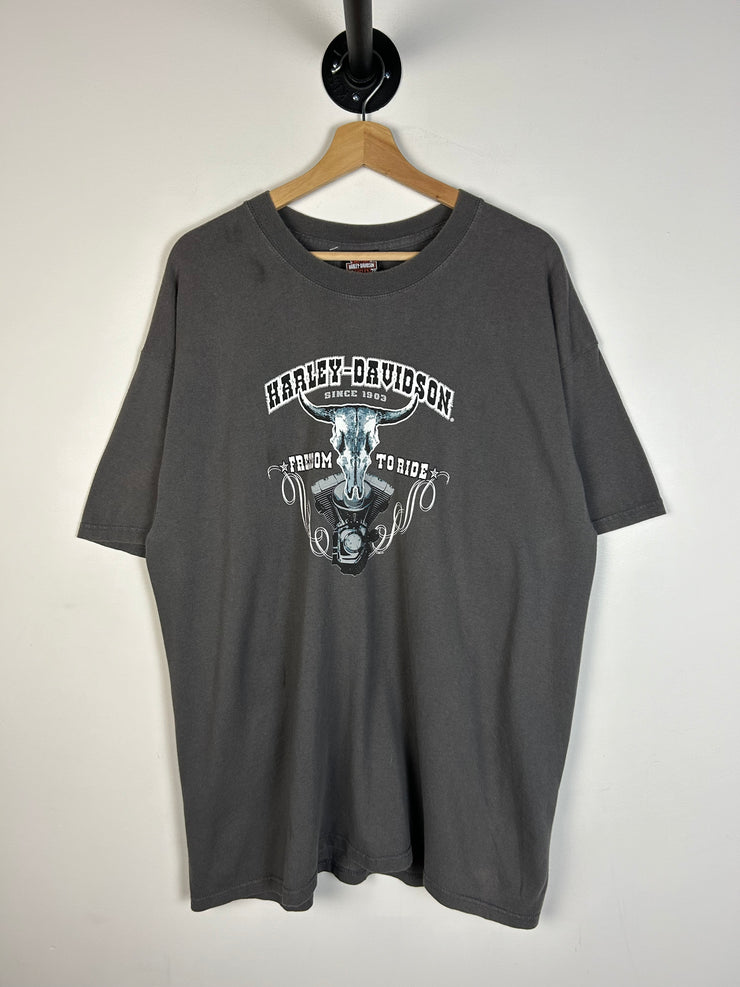 Vintage Y2K Harley Davidson Tokyo Grey Tee