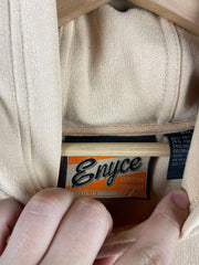 Vintage Y2K Enyce Clothing Company Embroidered Cream Hoodie