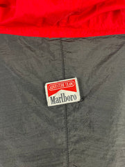 Vintage 90s Marlboro Patch Red & Black Windbreaker