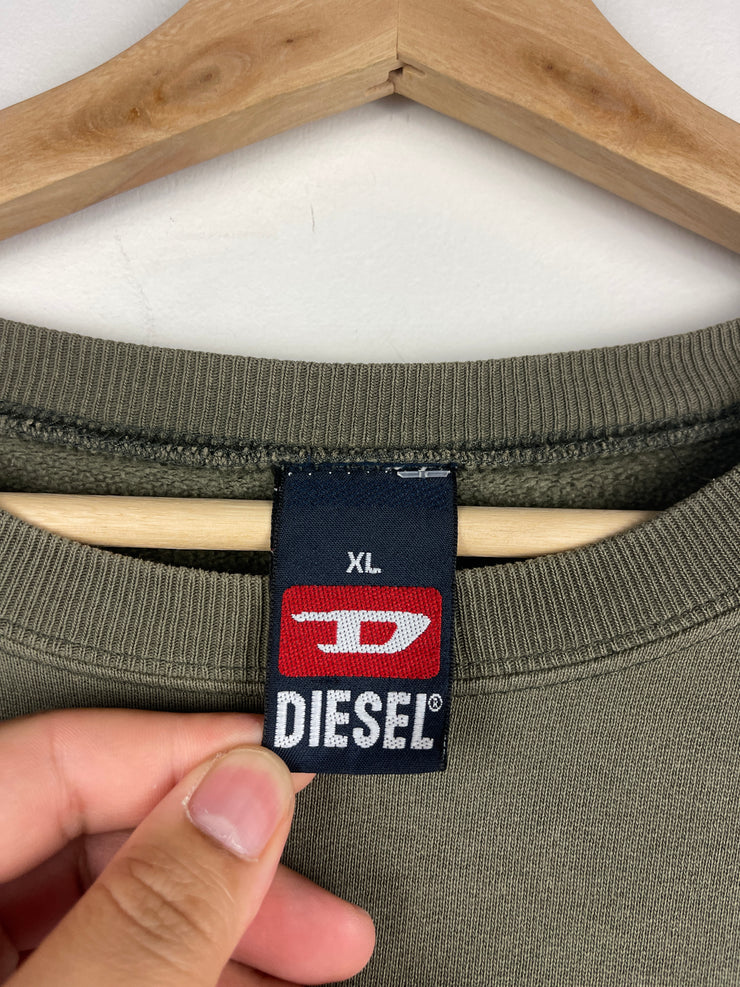 Diesel Denim Divison Olive Crewneck