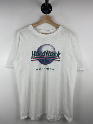 Vintage 90s Hard Rock Café Montreal White Tee