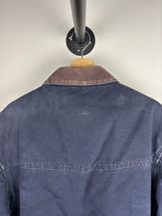 Vintage Carhartt Santa Fe Midnight Navy Cropped Jacket J14 MDT