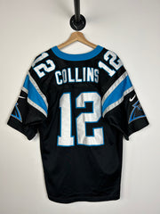 Vintage 90's Nike Carolina Panthers Kerry Collins Black Football Jersey