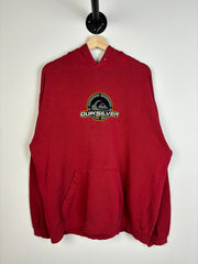 Vintage Y2K Quiksilver Red Hoodie