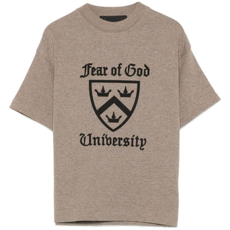 Fear Of God Essentials University Heather Grey Heavy Tee