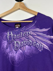 Vintage Harley Davidson London Purple Women’s Tee