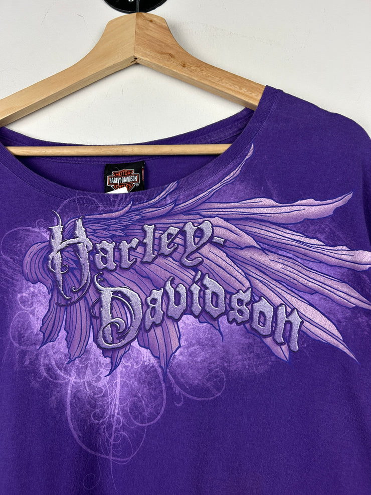 Vintage Harley Davidson London Purple Women’s Tee