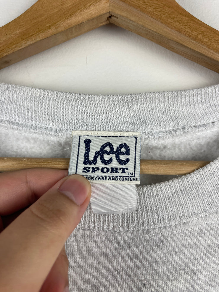 Vintage 2001 Nascar Lee Sport Jeff Gordon Champion Grey Crewneck
