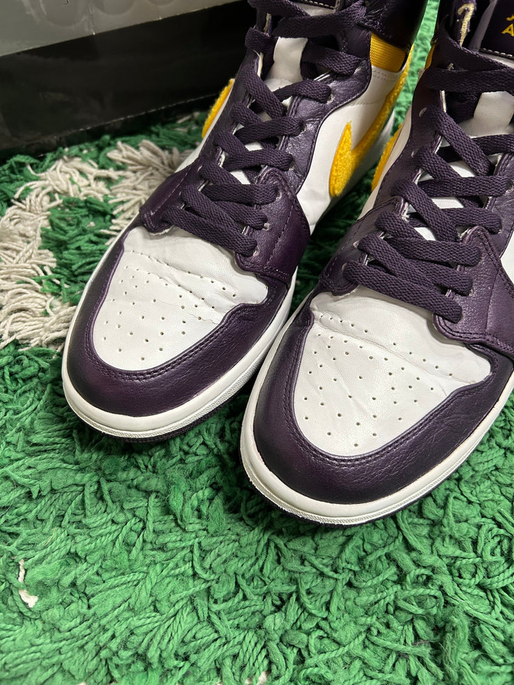 Jordan 1 Strap 2009 Grand Purple Varsity Maize