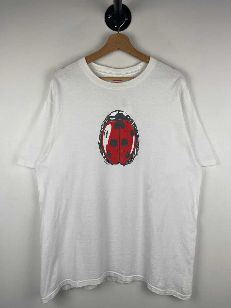 Supreme SS18 Ladybug White Tee