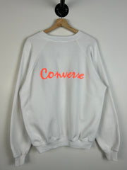 Vintage 1990 Converse Championships White Crewneck