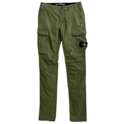 Stone Island Patch Olive Green Cargo Pants