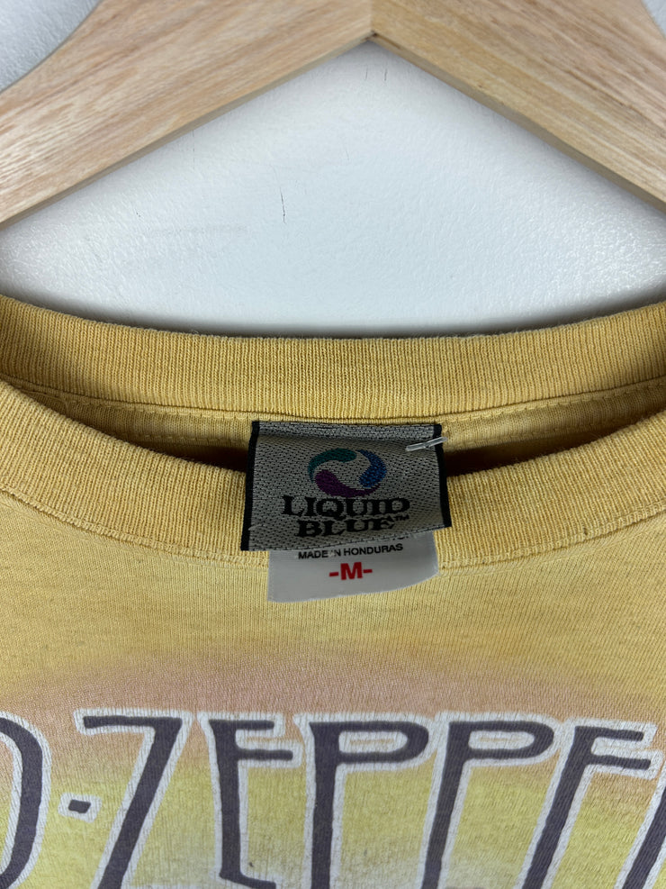 Vintage 2003 Led Zeppelin Liquid Blue Houses Of The Holy Tie Dye Tee