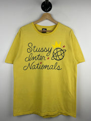 Stussy Inter Nationals Yellow Tee