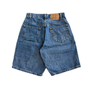 Vintage Levis 550 Light Wash Blue Denim Shorts