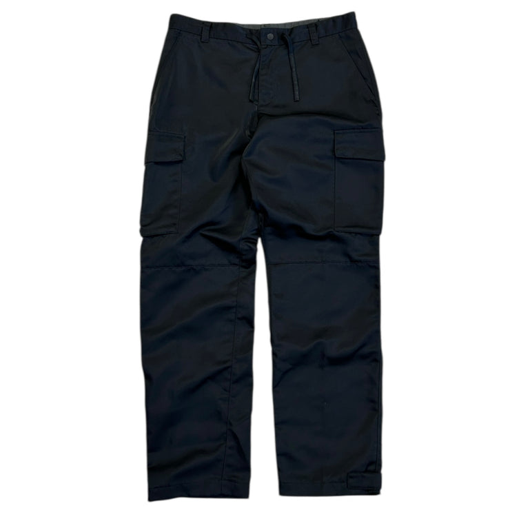 Jordan X A Ma Maniere SS21 Satin Black Cargo Pants