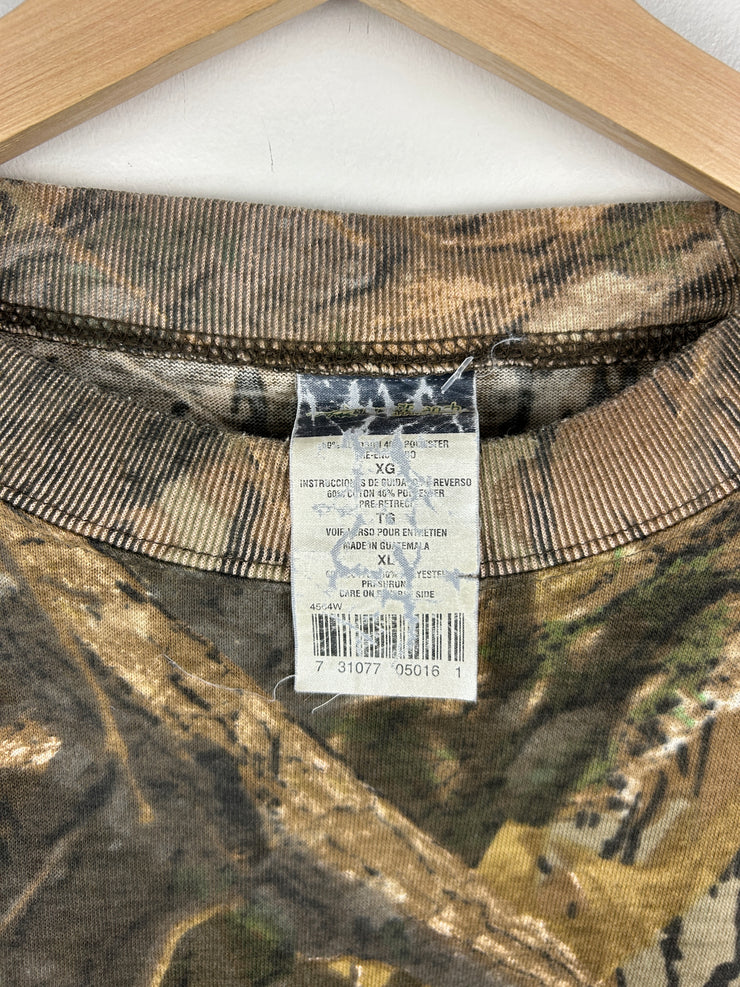 Vintage 90s Real Tree Camo Tee