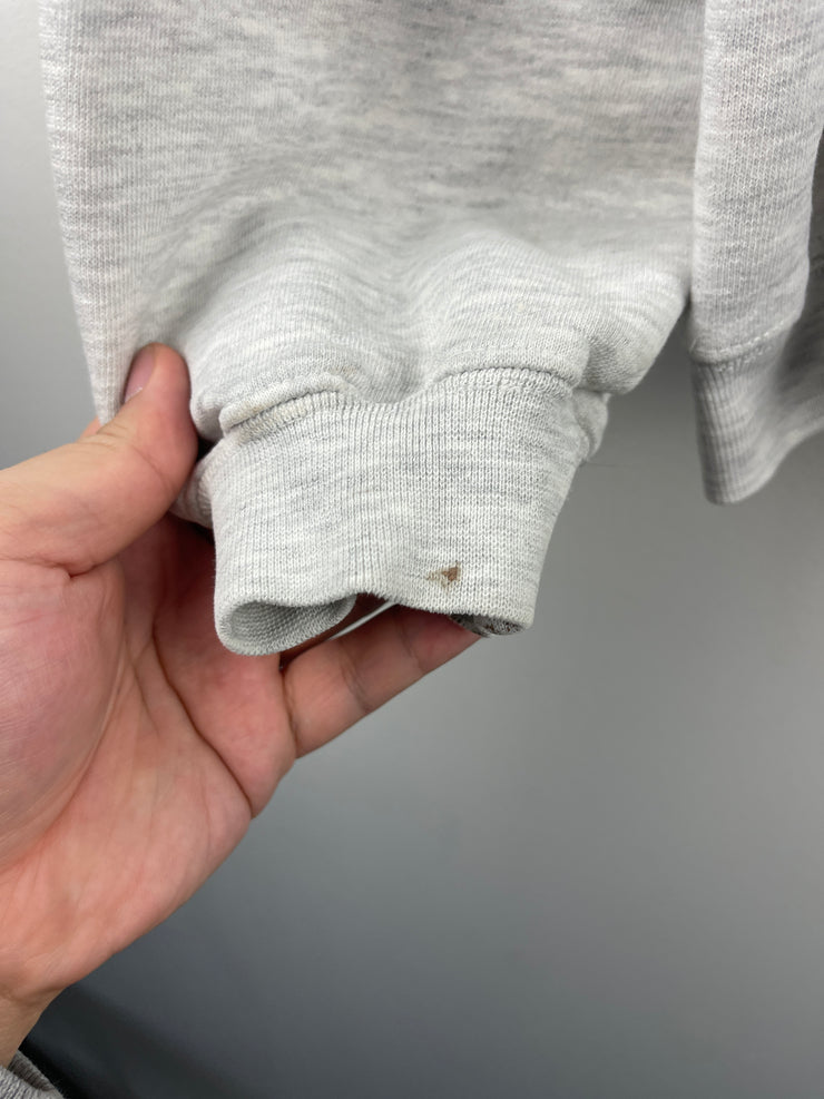 Vintage 90s Marlboro Lizard Embroidered Grey Crewneck