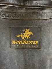 Vintage Winchester Brown Leather Straight Cut Jacket