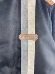 Vintage 90s Diesel 700 Biker Nylon Black Jacket