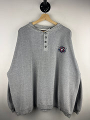 Vintage 90s Crable Sportswear Golf Woods & Irons Grey Crewneck