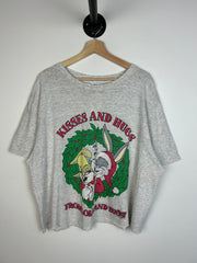 Vintage 90s Looney Tunes Holidays From Lola And Bugs Grey Tee