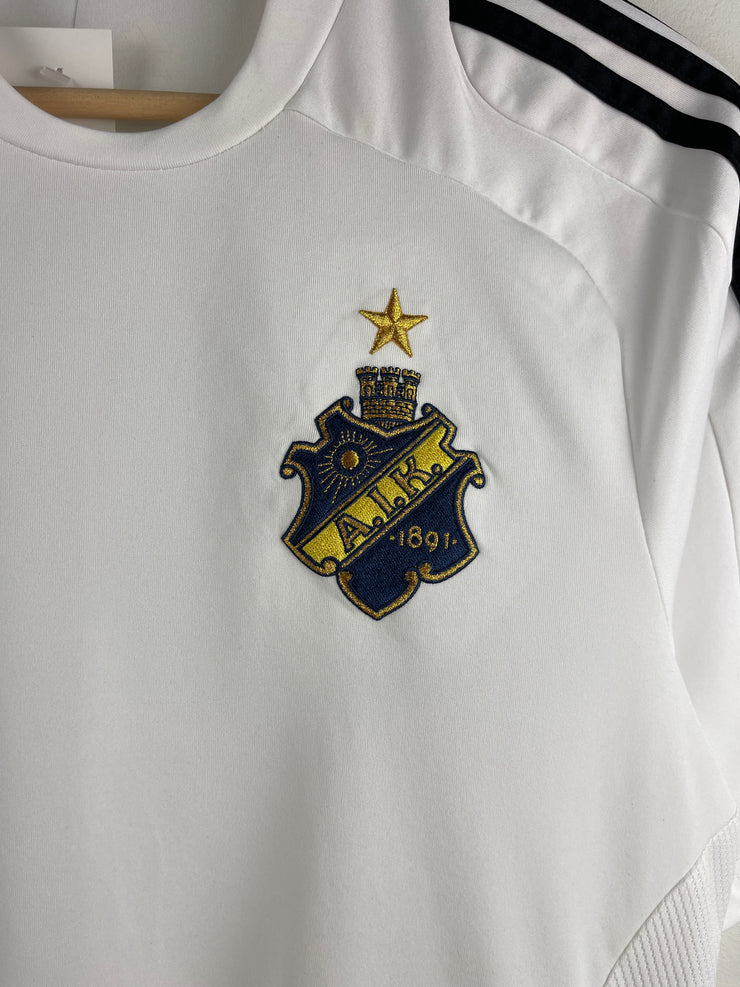 Vintage 2008-2009 Adidas AIK Stockholm Home White Soccer Jersey