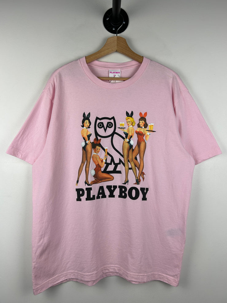 OVO X Playboy Bunny Pink Tee
