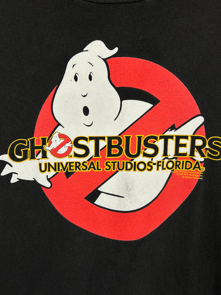 Vintage 90s Universal Studios Ghostbusters Black Tee