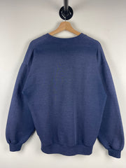 Vintage 90s New York Police Faded Navy Crewneck