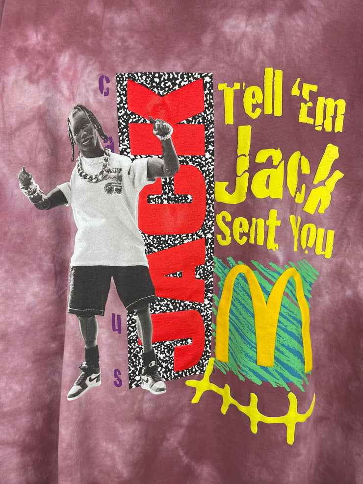 Travis Scott X McDonalds Jack Smile Berry Tee