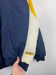 Vintage 90s Swingster West Virginia Mountaineers Navy Hooded Jacket