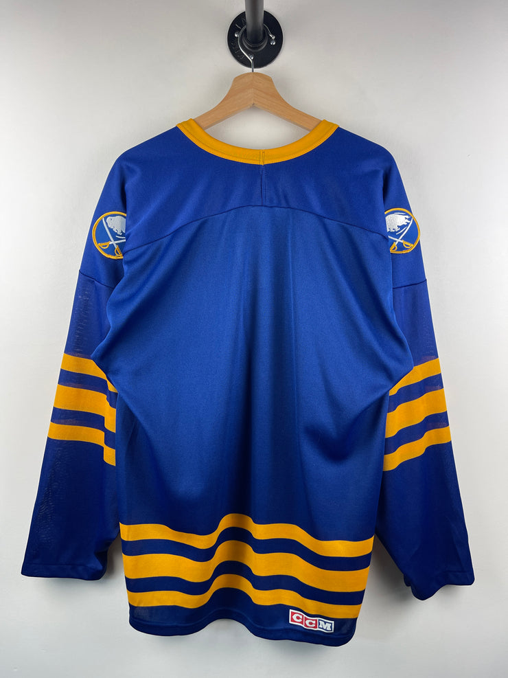 Vintage 90s NHL CCM Buffalo Sabres Blue Hockey Jersey