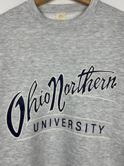 Vintage 90s Ohio Northern University Grey Crewneck